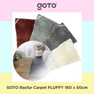 26. Goto Fluffy Rasfur Carpet Karpet Lantai Bulu, Lembut dan Nyaman