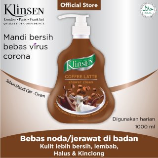 21. Klinsen Shower Cream Coffee Latte Goat Milk
