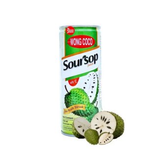 Wong Coco Soursop Juice Jus Buah Sirsak 250 mL