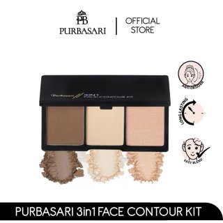 Purbasari 3in1 Face Contour Kit