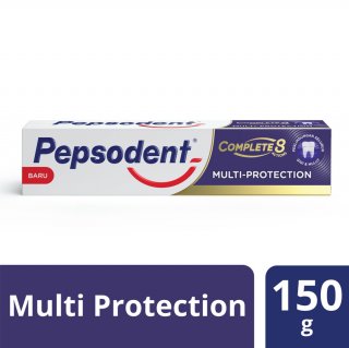 Pepsodent Toothpaste 8 Multi Protection Anti Bakteri 150gr