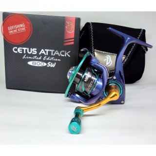 14. Reel Cetus Attack 800 SW Limited Edition, Dirancang Khusus untuk Memancing di Laut