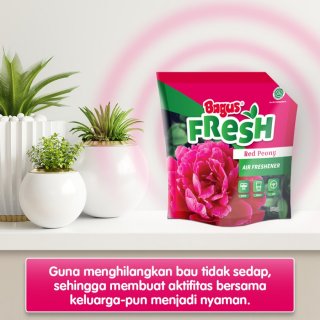 Bagus FRESH Air Freshener Pouch 50 g - Red Peony