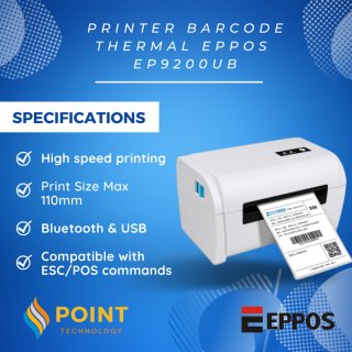 Printer Barcode Thermal EPPOS EP9200UB