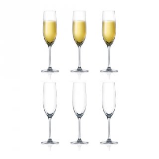 16. Lucaris Bangkok Champagne Set 6 Pcs 180ml / Gelas Wine Kristal