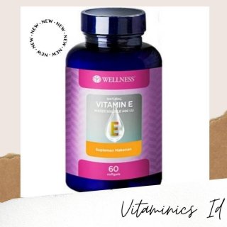 Wellness Natural Vitamin E 400 IU Water Soluble