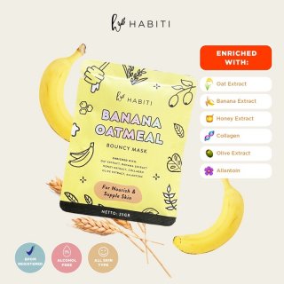 12. HABITI - Banana Oatmeal Bouncy Mask