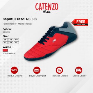 15. Catenzo NS-108 Sepatu Olahraga Pria Futsal, Hadiah untuk Mendukung Hobi Main Bola Pasangan