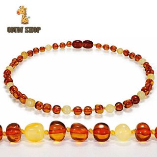 18. OMWshop Baltic Amber Teething Necklace 100% USA Lab - Tested Authentic, Miliki Segudang Manfaat