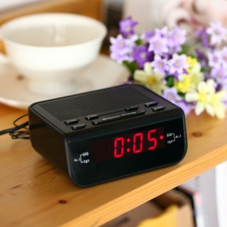 Jam Meja LED Digital Clock dengan FM Radio - CR-246