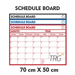17. TRG - Schedule Board Basic, Rencana Tersusun Lebih Rapi