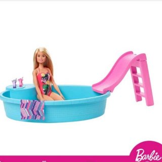 Barbie Doll and Pool Playset