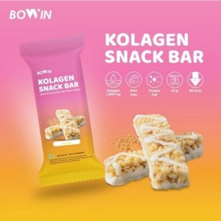 18. Bowin Kolagen Snack Bar, Kadar Gula dan Kalori Rendah