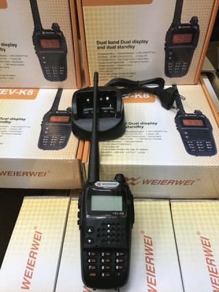 27. Weierwei VEV-K8, Dapat Mengakses Frekuensi VHF dan UHF