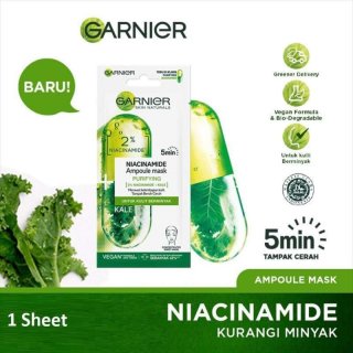 Garnier Ampoule Mask Niacinamide + Kale