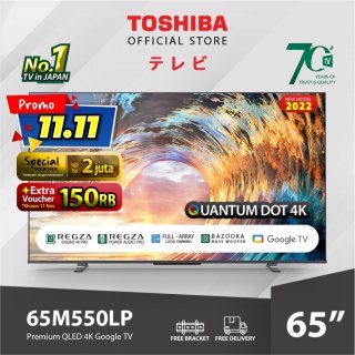 24. Toshiba LED TV - Quantum Dot QLED Premium 4K 65" TV - 65M550LP, 