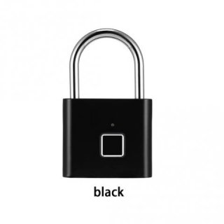Sikiwind Smart Keyless Sidik Jari Gembok Isi Ulang Daya USB Zinc Alloy Anti-Keamanan Pencurian Kunci untuk Pintu Laci Sarung Koper Sesuai Case