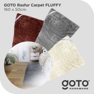 GOTO Fluffy Rasfur Carpet Karpet Lantai Bulu