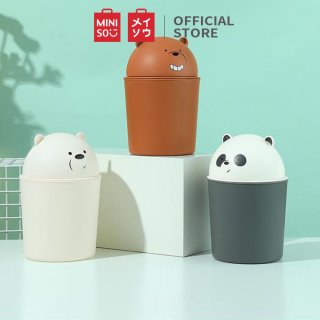15. Miniso Official We Bare Bears Tempat Sampah Mini, Desainnya Mempercantik Interior Rumah