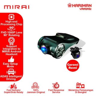 Kamera Mobil Dashcam DVR Mirai MR-102D Full Hd With Intelligen Adas