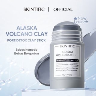 SKINTIFIC Alaska Volcano Pore Detox Clay Mask Stick 40g