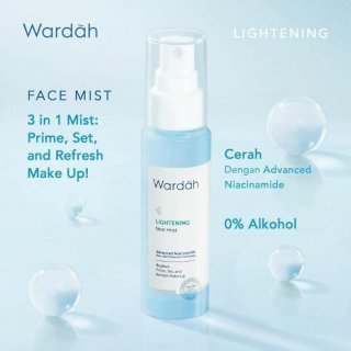 Wardah Lightening Face Mist 60ml Primer Setting Spray