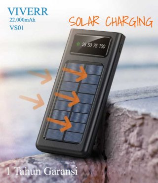 Power bank VIVERR Solar Type VS01