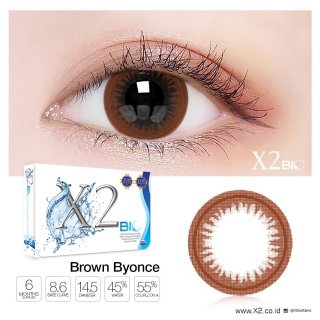 Exoticon X2 Bio Softlens Brown Byonce