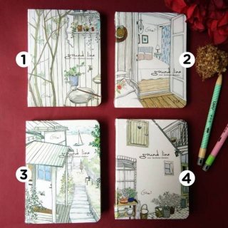 Buku Diary Notes / Diary Notebook Fancy Hardcover - Ground Line