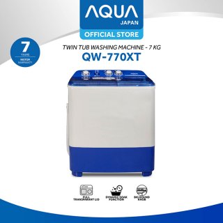 Aqua Japan QW-770XT Twin Tub Mesin Cuci