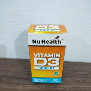 Nu Health Vitamin D3 1000iu Tablet