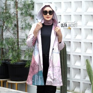 Zaneva Hijab - Jacket Parasut Motif Printing Premium By Zaneva Hijab