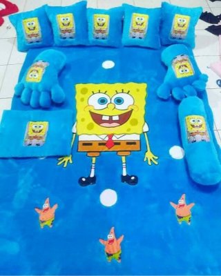 Karpet Karakter Motif Spongebob