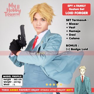 2. Kostum Cosplay Anime Spy X Family Loid Forger