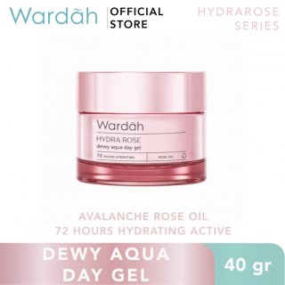 5. Wardah Hydra Rose Dewy Aqua Day Gel, Solusi terbaik untuk kulit kering