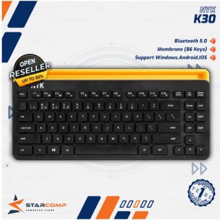 Keyboard Mini Wireless Bluetooth NYK K30 Multi Device