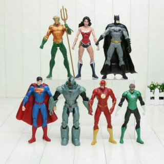 1. DC Justice League Action Figure, Mainan Pajangan Penuh Memori