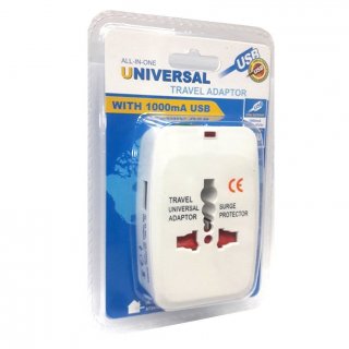 Mediatech Universal Travel Adaptor UTA-03 USB 1A