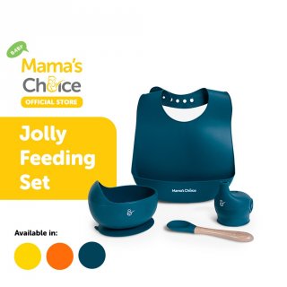 25. Mama's Choice Jolly Feeding Set, Perlengkapan Makan Lengkap untuk Bikin Waktu Makan Lebih Menyenangkan