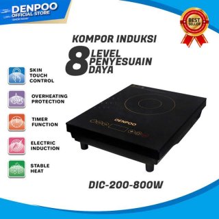 Denpoo Kompor Listrik / Induksi Dic 200-800 Low Watt 