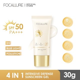 FOCALLURE 2% NIACINAMIDE Sunscreen Gel SPF 50 PA+++ 30ml
