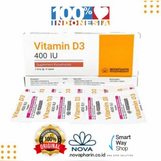 Vitamin D3 Novapharin 400iu Kaplet