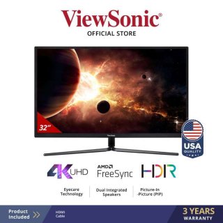 ViewSonic32" 4K Entertainment Monitor VX3211-4K-mhd