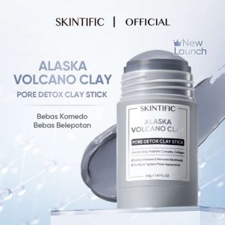 2. SKINTIFIC Alaska Volcano Pore Clay Mask Stick