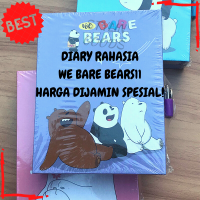 Buku Diary Harian Gembok Rahasia Karakter We Bare Bears