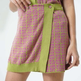 Nona Sandie Knitted Mini Skirt