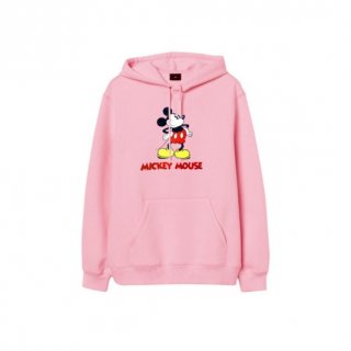 12. Hoodie Jaket H&M Mickey Mouse Pink, Minimalis namun Stylish