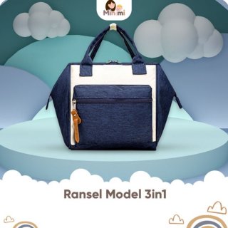 Minimi Tas Ransel Baby Diaper Bag Model 3IN1 