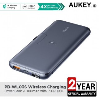 Aukey PB-WL03S Wireless Charging 20000mAh