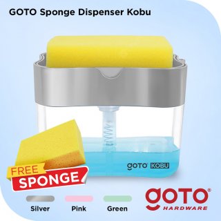 23. Goto Kobu Sponge Dispenser Holder, Spons dan Sabun Praktis Satu Tempat